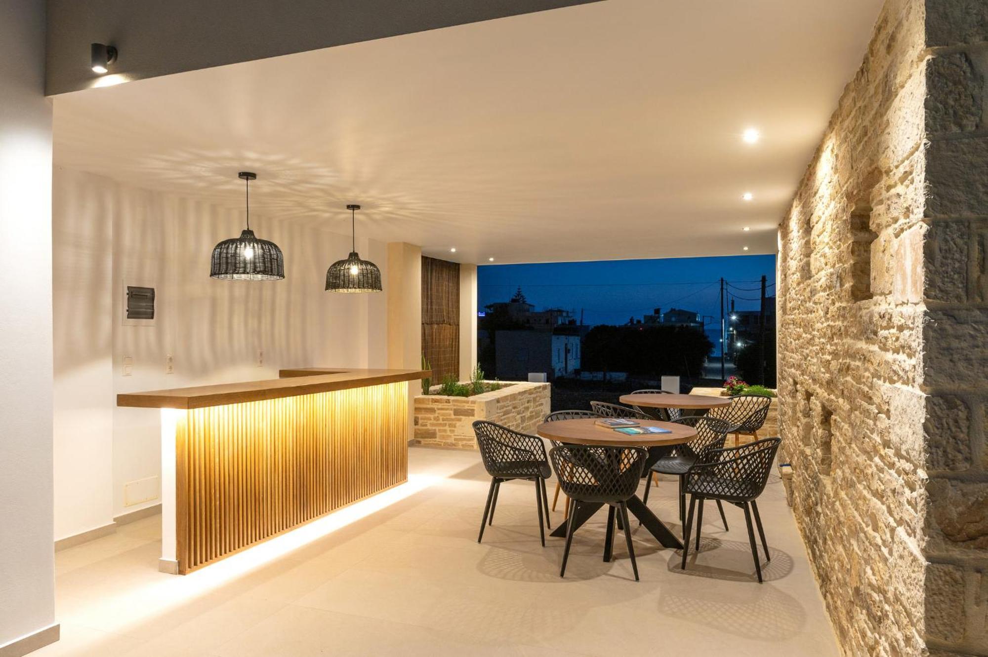 Ammokrinos Luxury Homes,150M From The Beach Kalamaki  Exterior photo